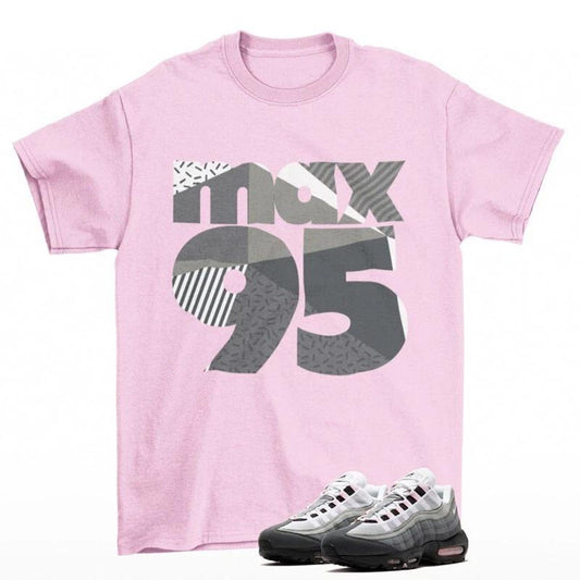 MAX 95 Shirt To Match Air Max 95 Pink Foam Black White OG Big Bubble