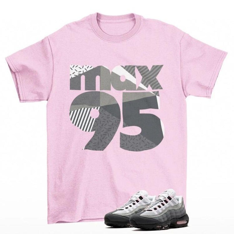MAX 95 Shirt To Match Air Max 95 Pink Foam Black White OG Big Bubble